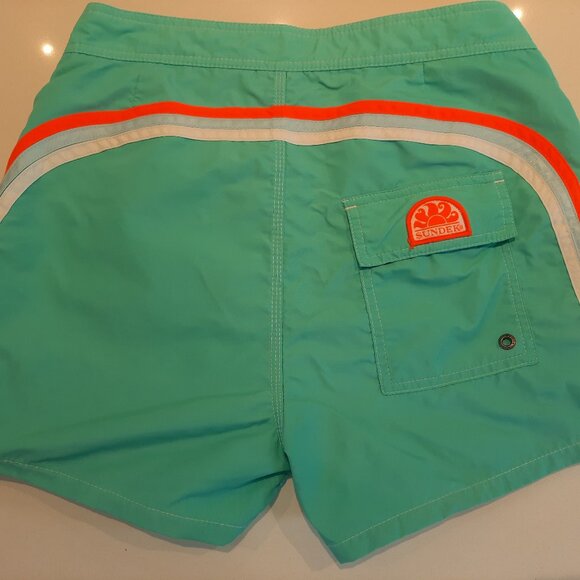 Sundek Iconic Tafefetta Swim Shorts - Size 29 / Small - Picture 1 of 8
